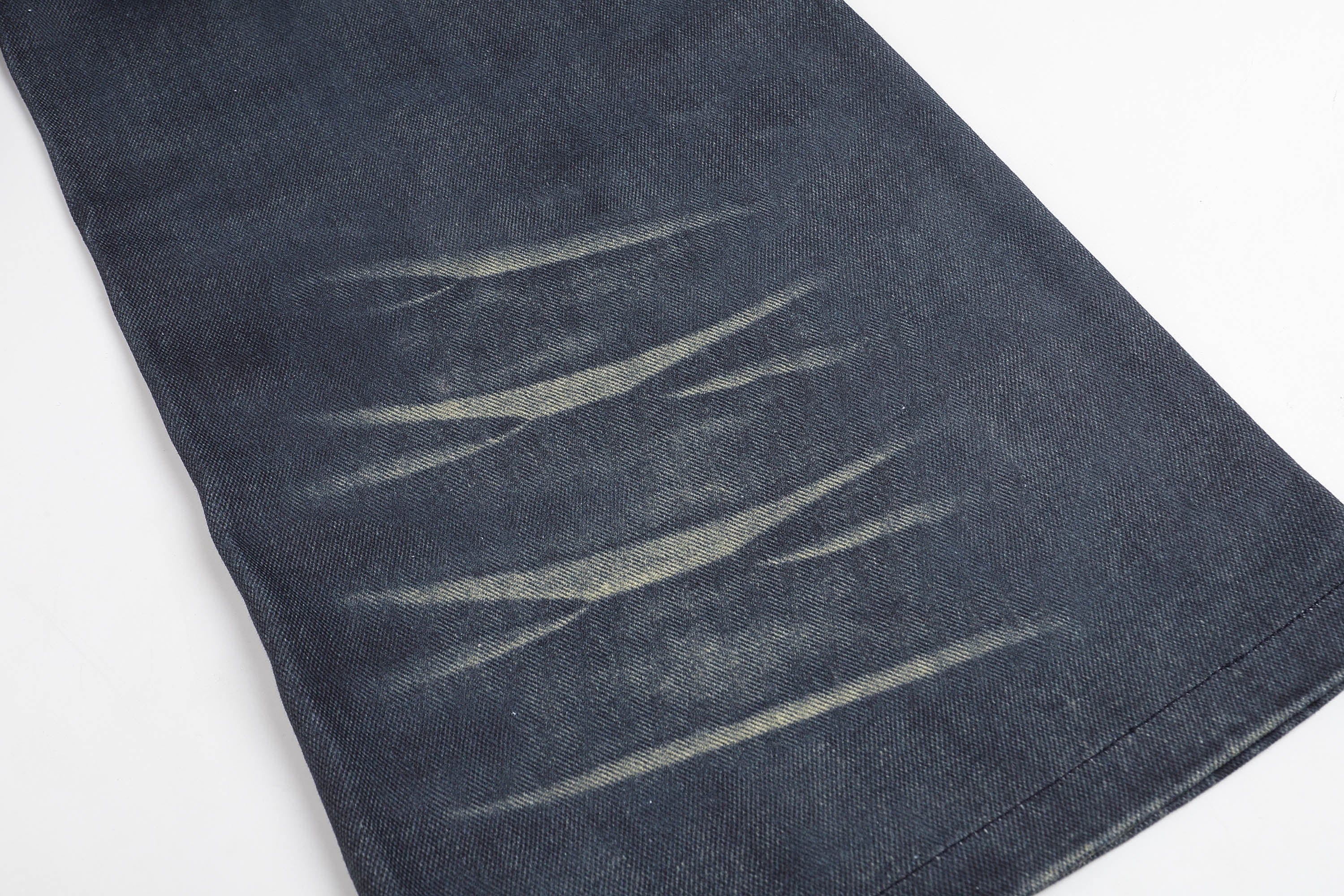 DND4DES×Faychui Acid Graphics Distressed Wide-Leg Jeans