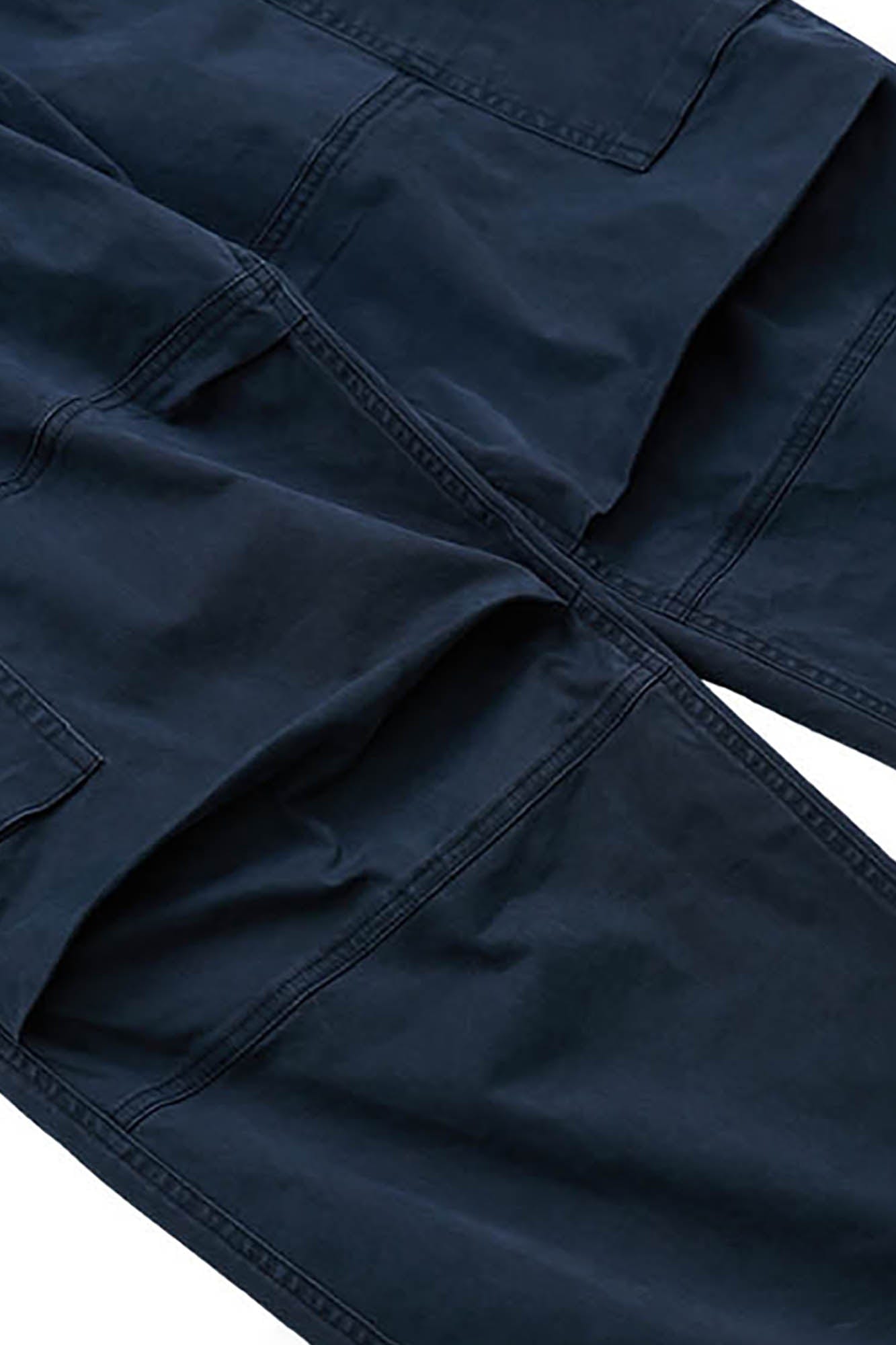 BANANA CLUB Zippered-Hem Multi-Pocket Crinkled Cargo Pants