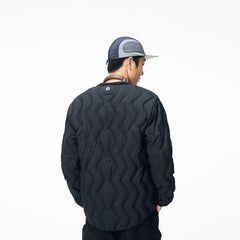 ENSHADOWER Wave Line Texture Light Down Jacket