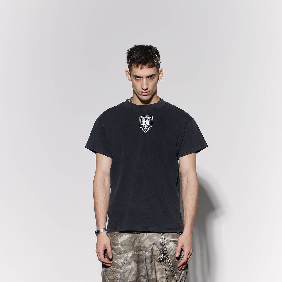 DND4DES Double-Headed Eagle Distressed T-Shirt