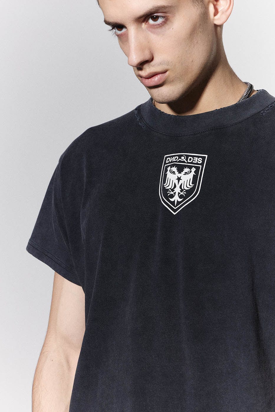 DND4DES Double-Headed Eagle Distressed T-Shirt