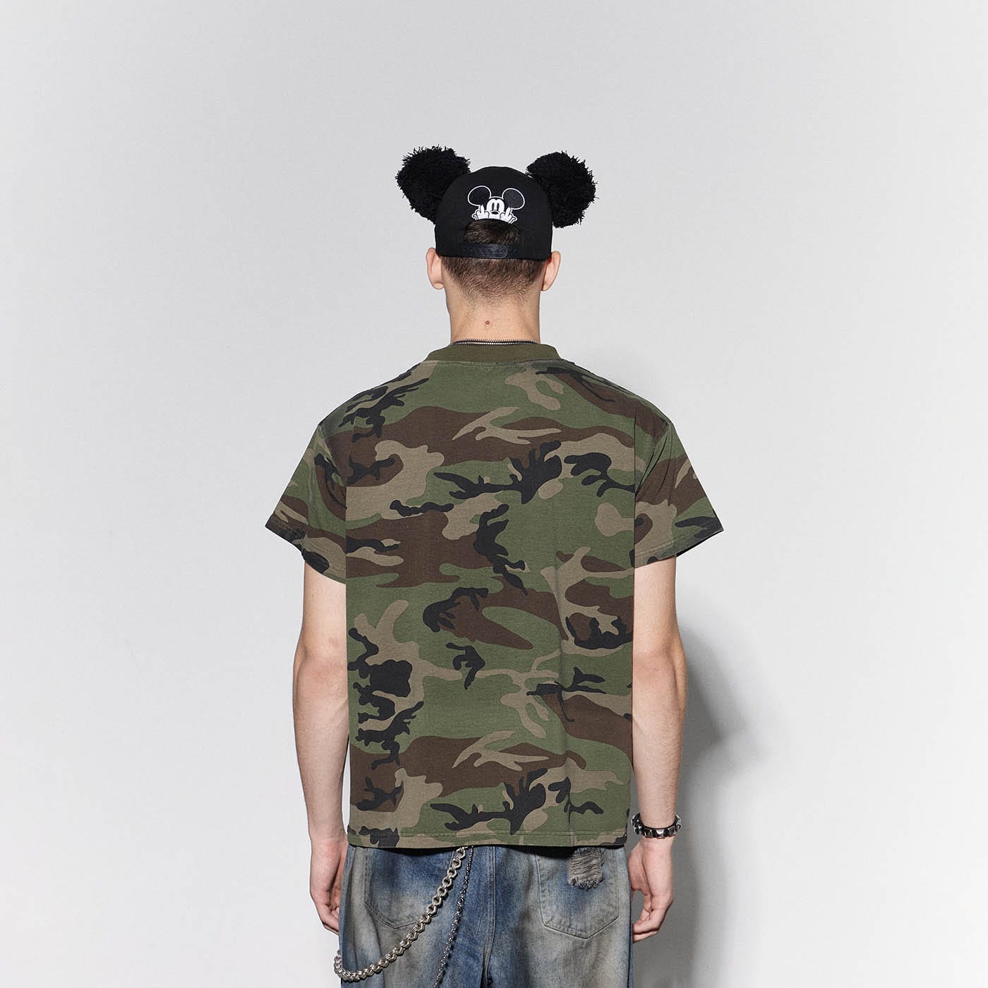DND4DES Graffiti Camo Rivet T-Shirt