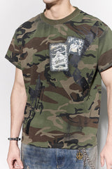 DND4DES Graffiti Camo Rivet T-Shirt