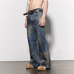 DND4DES Distressed Dusty Flared Jeans