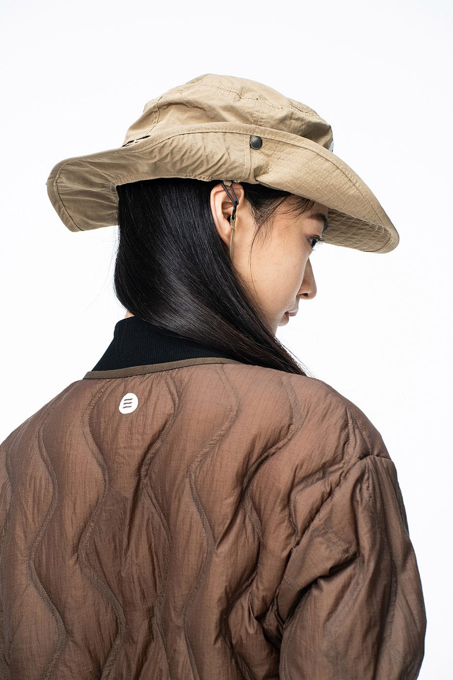 ENSHADOWER Wave Line Texture Light Down Jacket