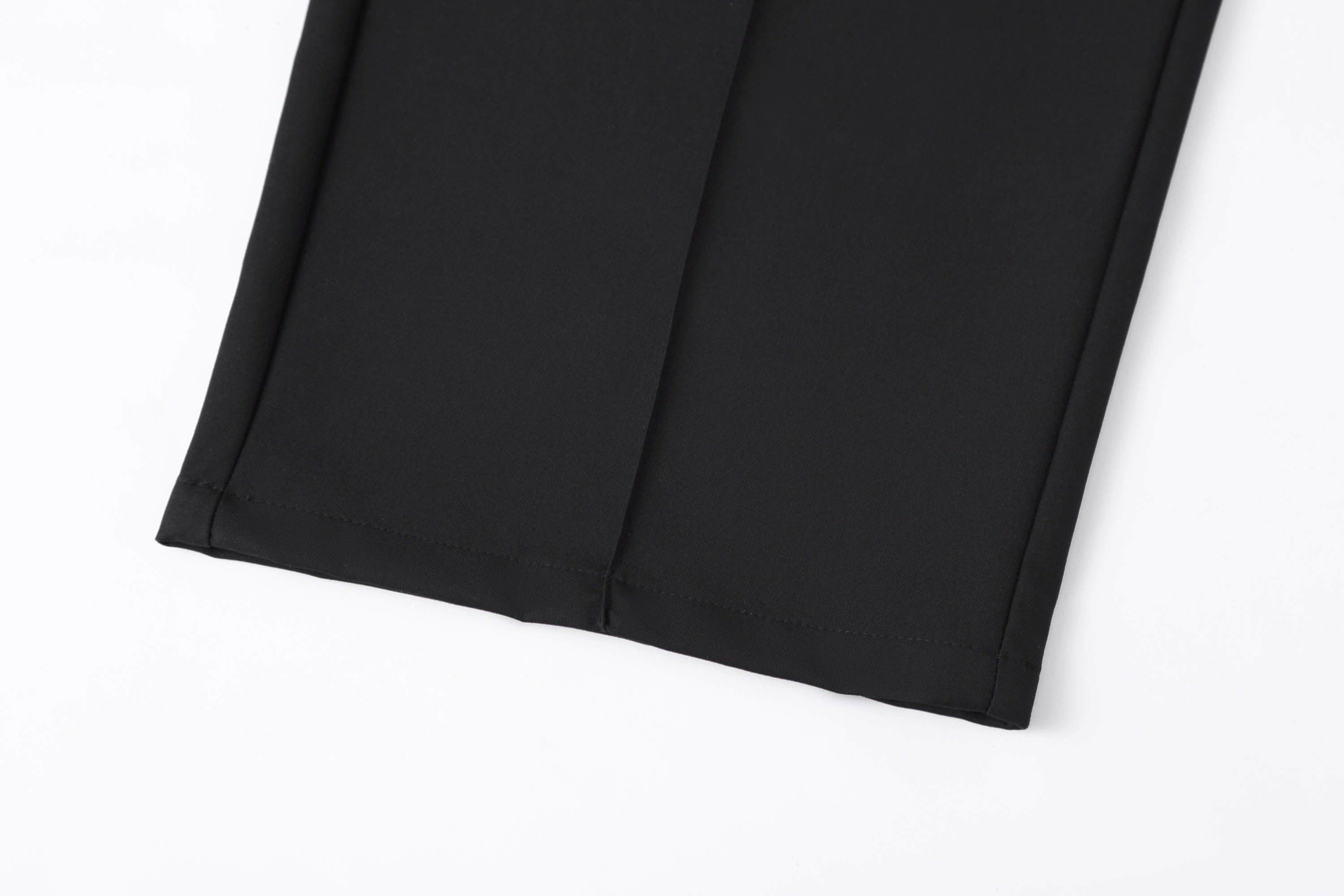 CLP Tucked Pleats Wide-Leg Trousers