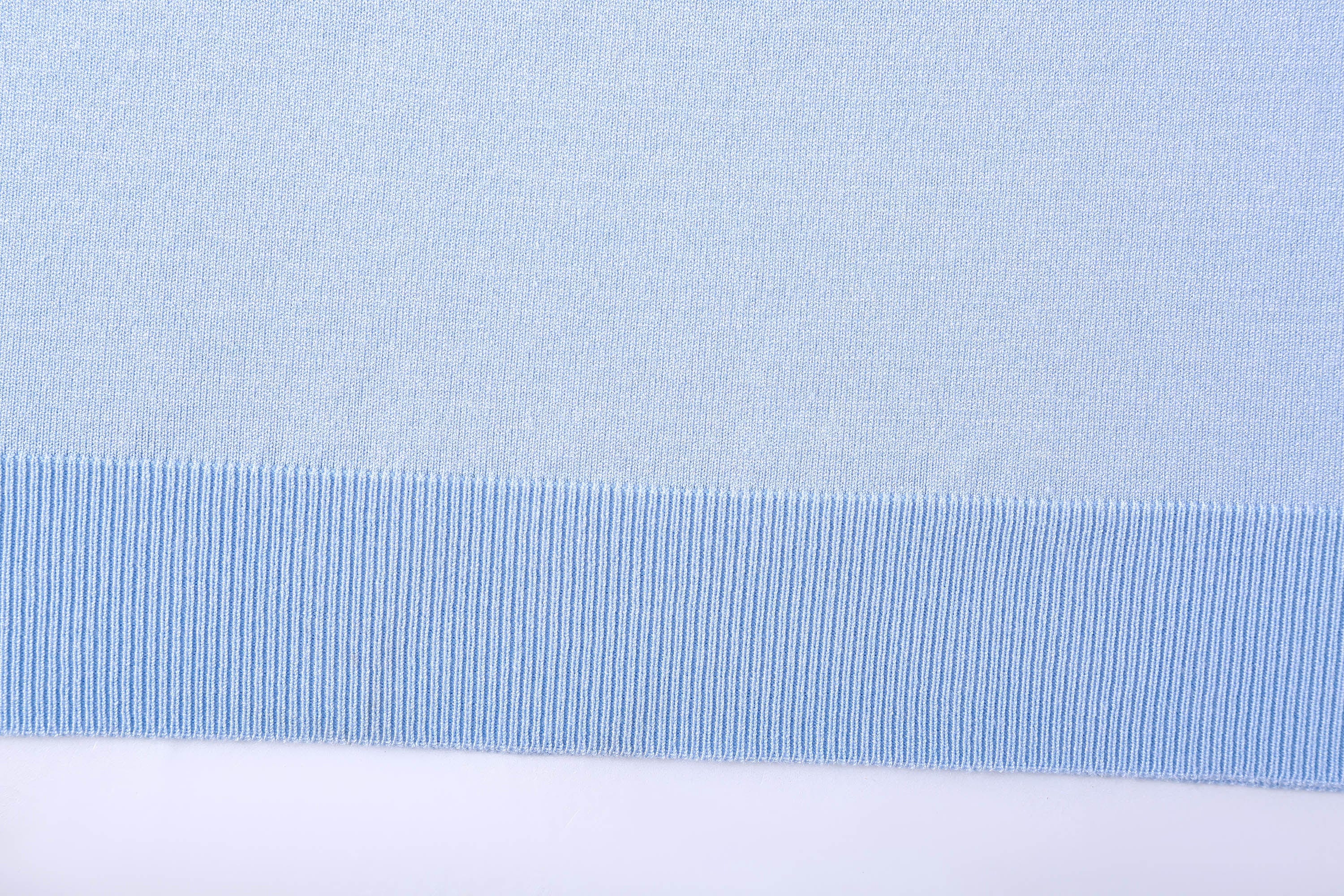 CLP V-Neck Detachable Collar Knitted Tee