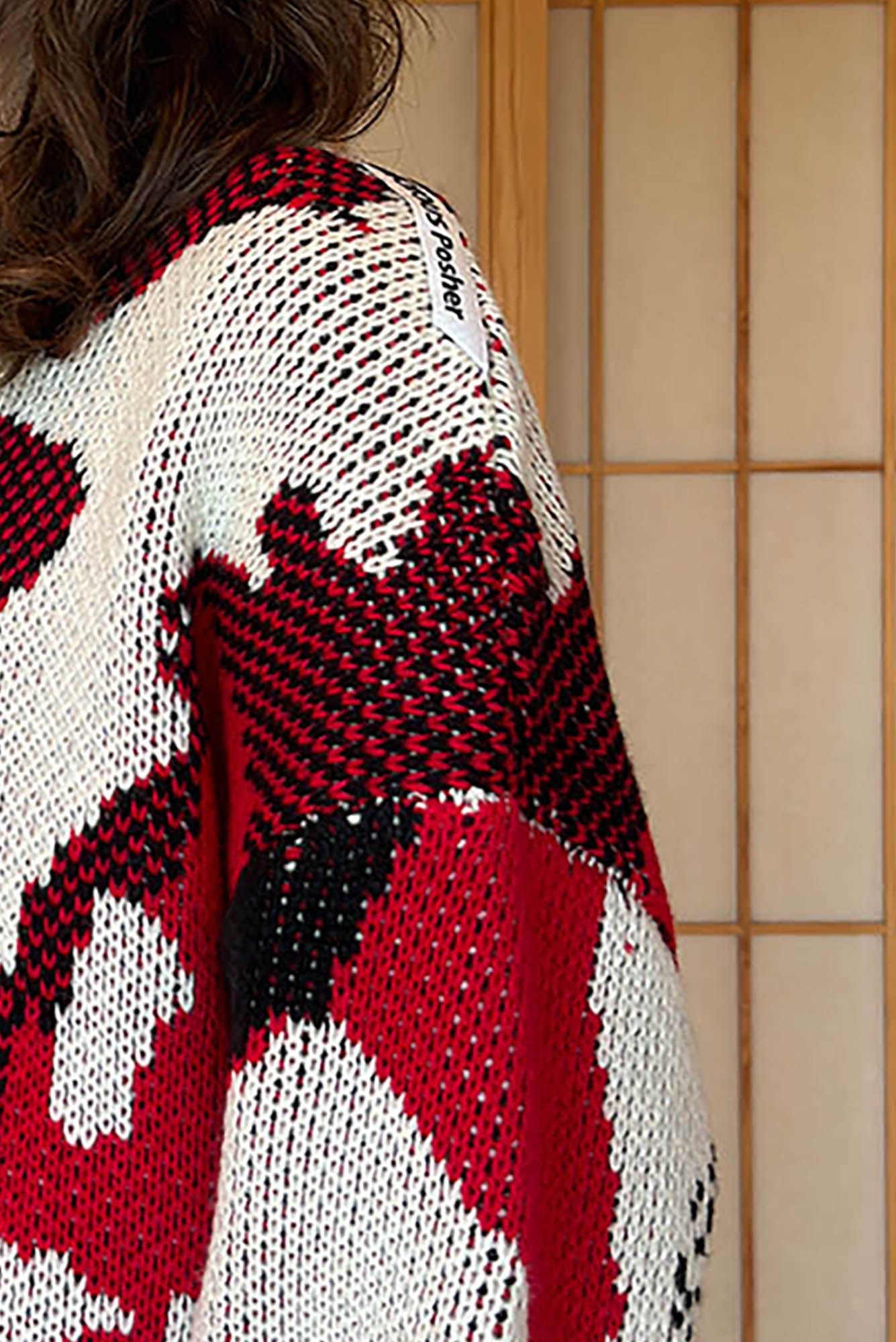 MIICHOUS Annan Lake Abstract Crewneck Sweater