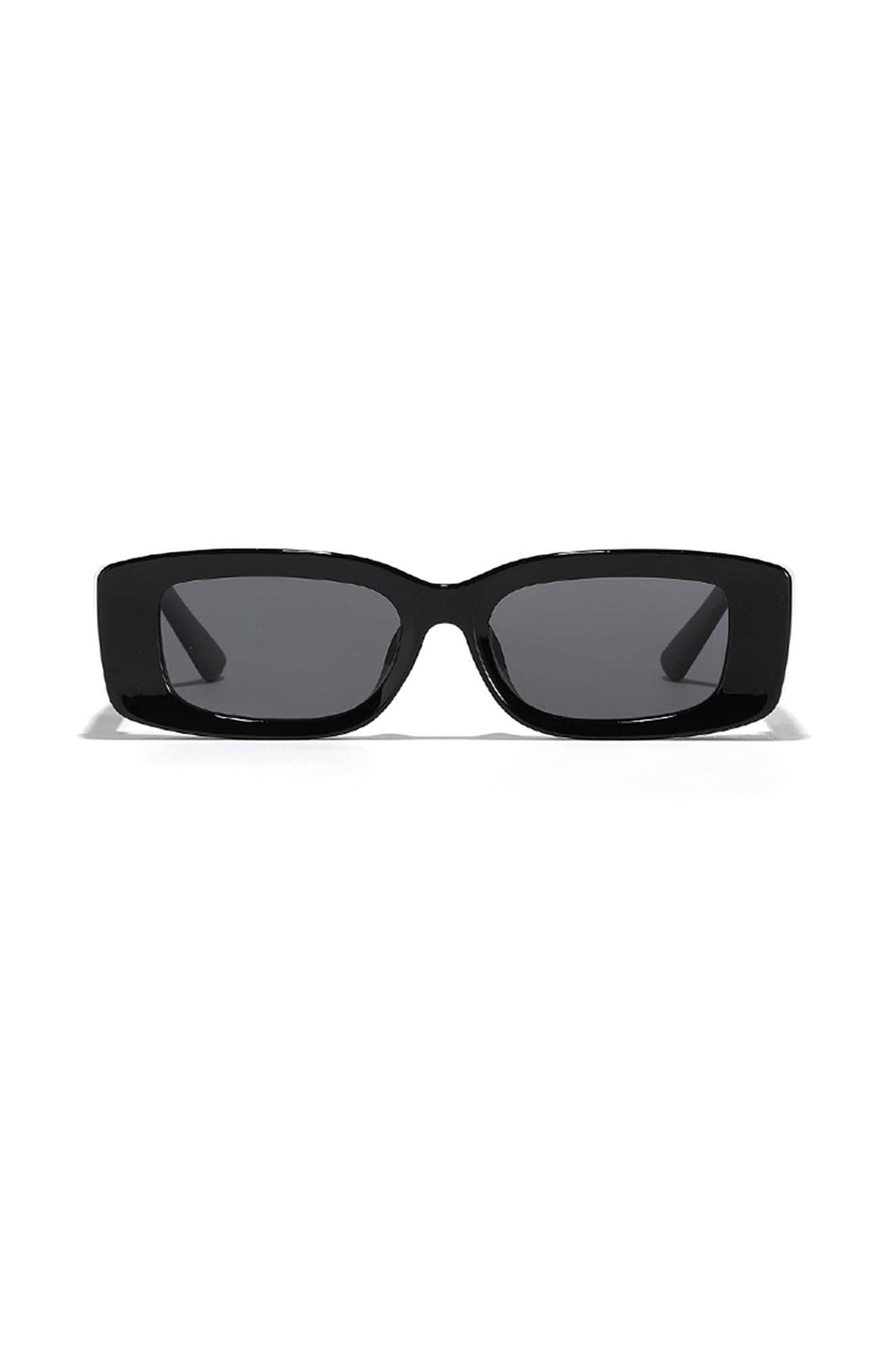 DAMAGE ASIA Retro Matte Rectangular Sunglasses