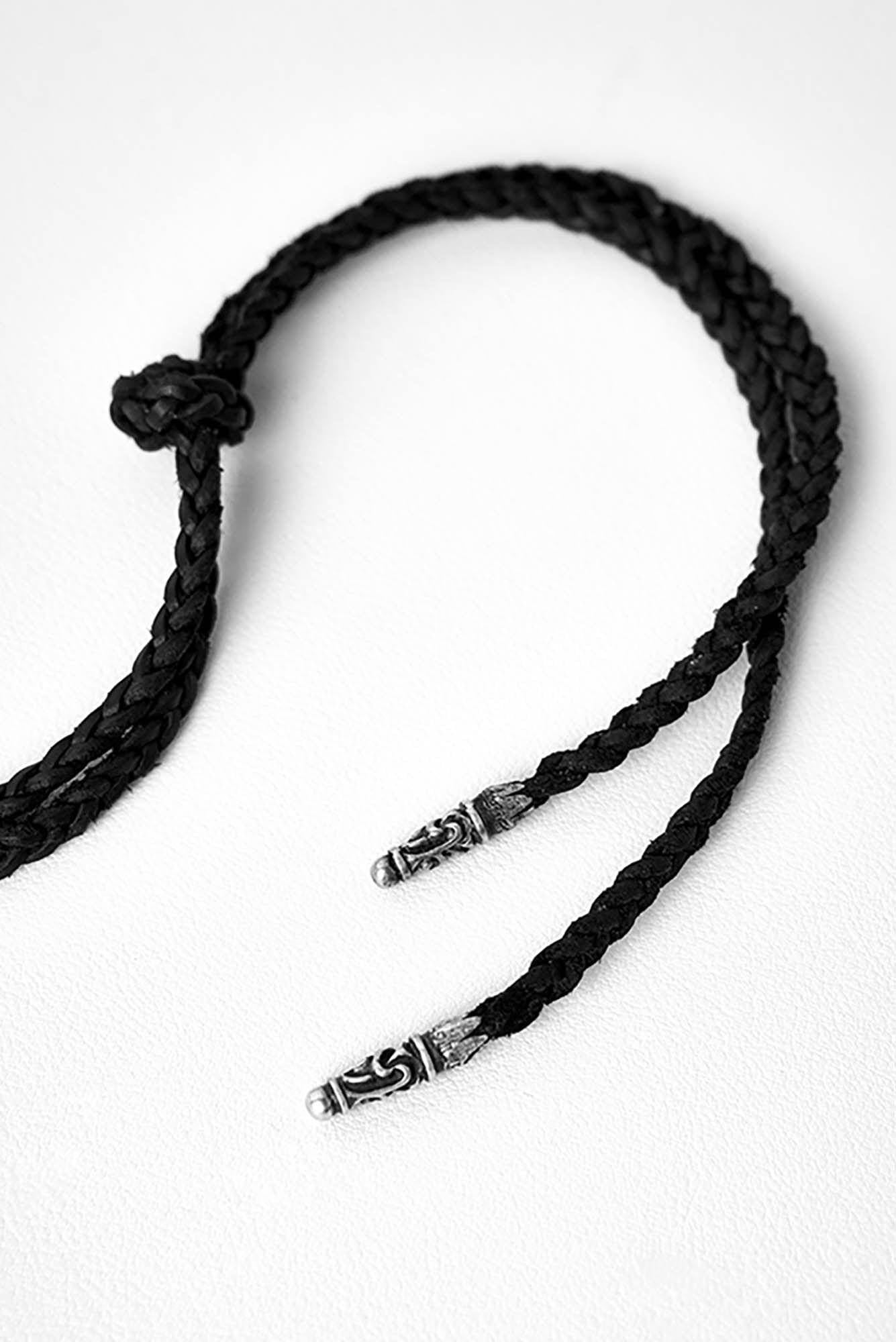 FLYERRER Cross-Star Braided Cord Necklace