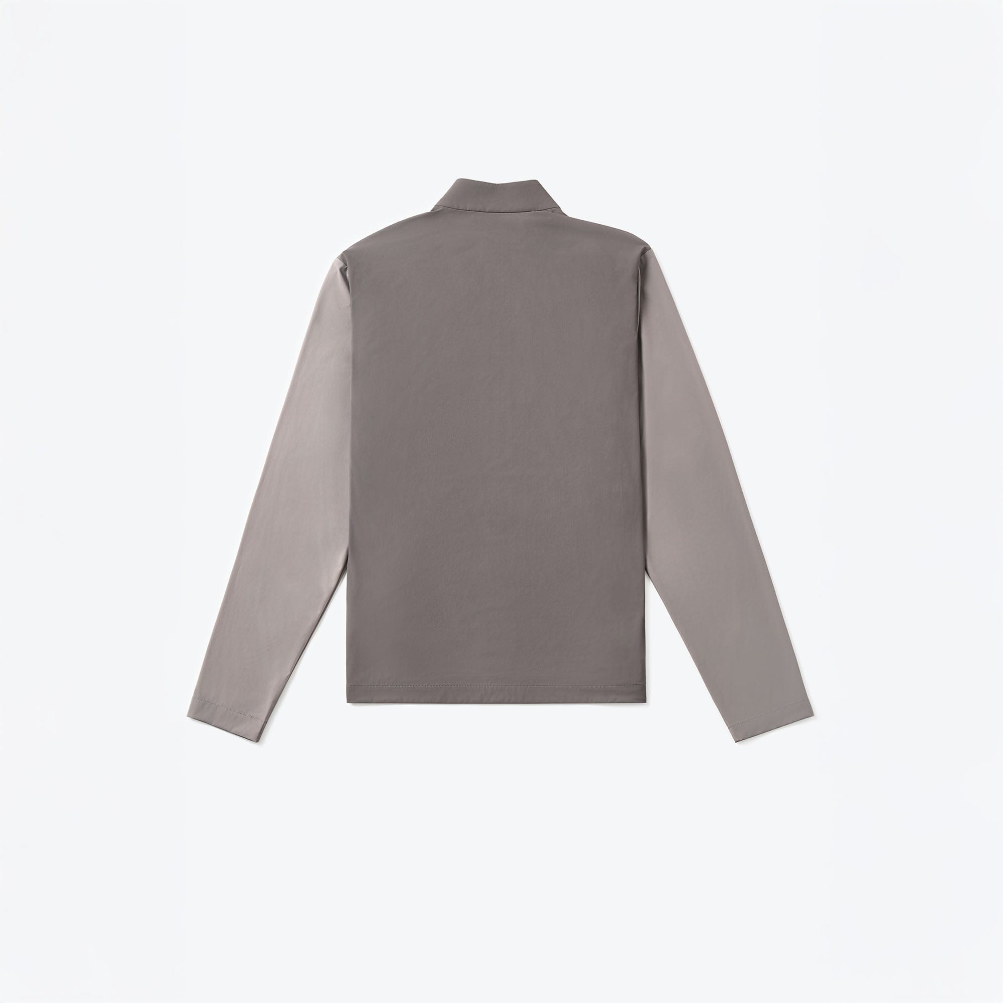 UMAMIISM Slogan Contrast Sleeve Mock Neck UV Protection Jacket