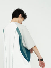 49PERCENT Contrast Spliced T-Shirt (Only Size M Left)