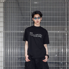 49PERCENT Essential Slogan T-Shirt