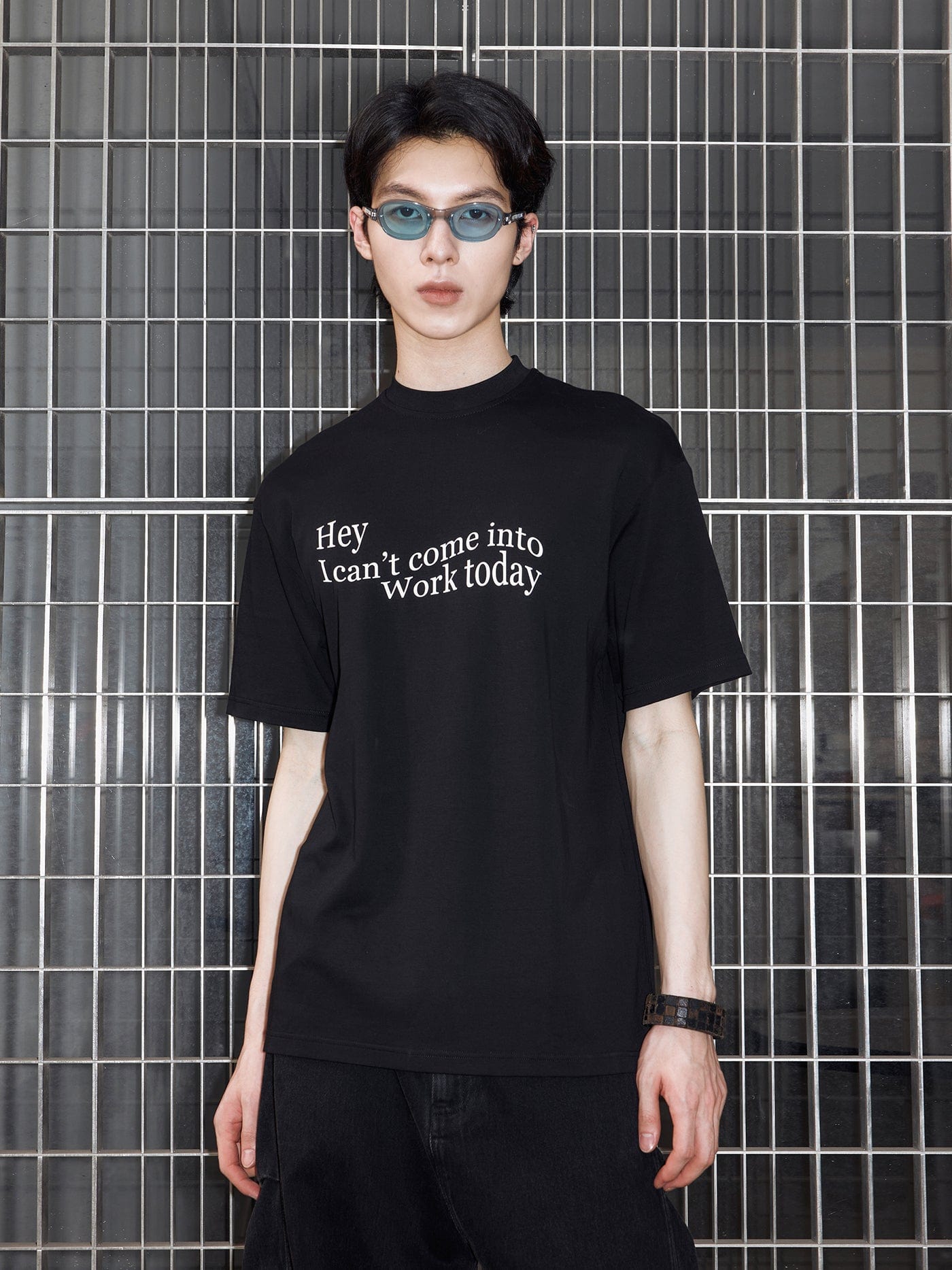 49PERCENT Essential Slogan T-Shirt