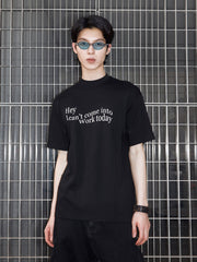 49PERCENT Essential Slogan T-Shirt
