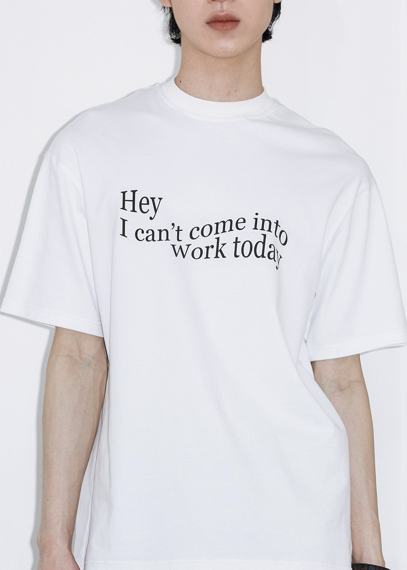 49PERCENT Essential Slogan T-Shirt