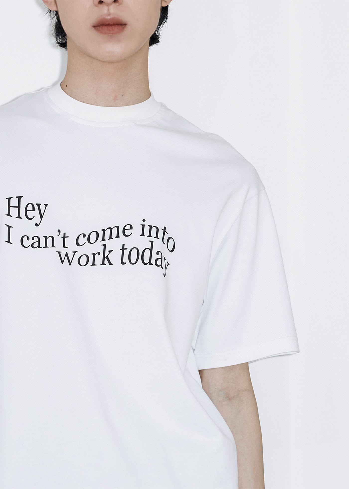 49PERCENT Essential Slogan T-Shirt