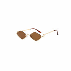 DAMAGE ASIA Diamond Half-Rim Sunglasses