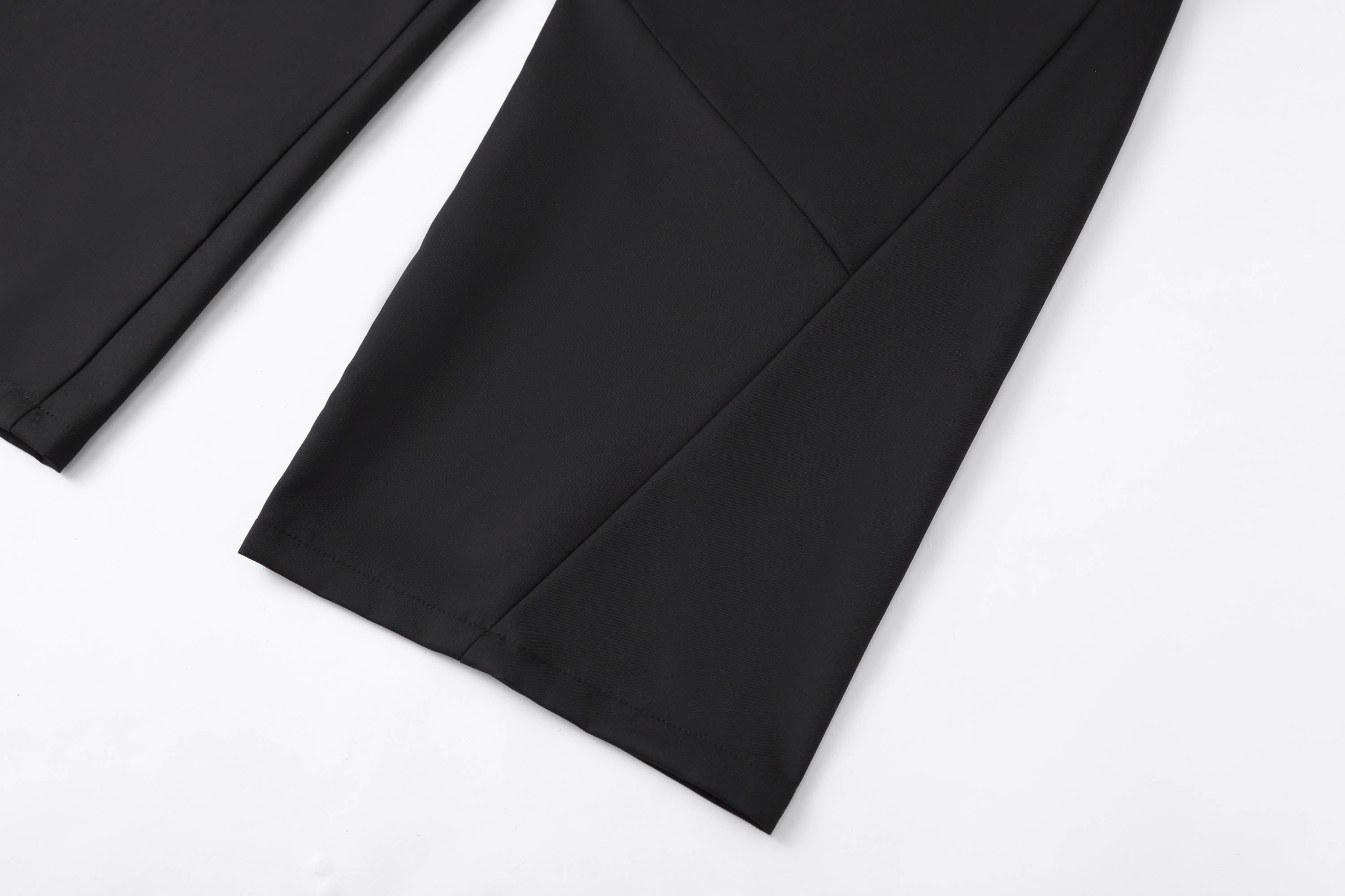 CLP Essential Spliced Crinkled Wide-Leg Trousers