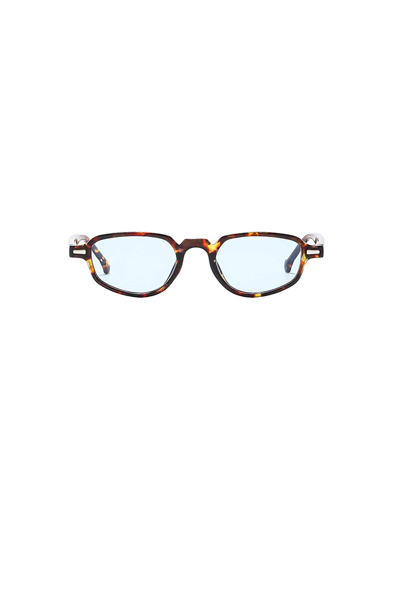 DAMAGE ASIA Gradient Lens Irregular Frame Sunglasses