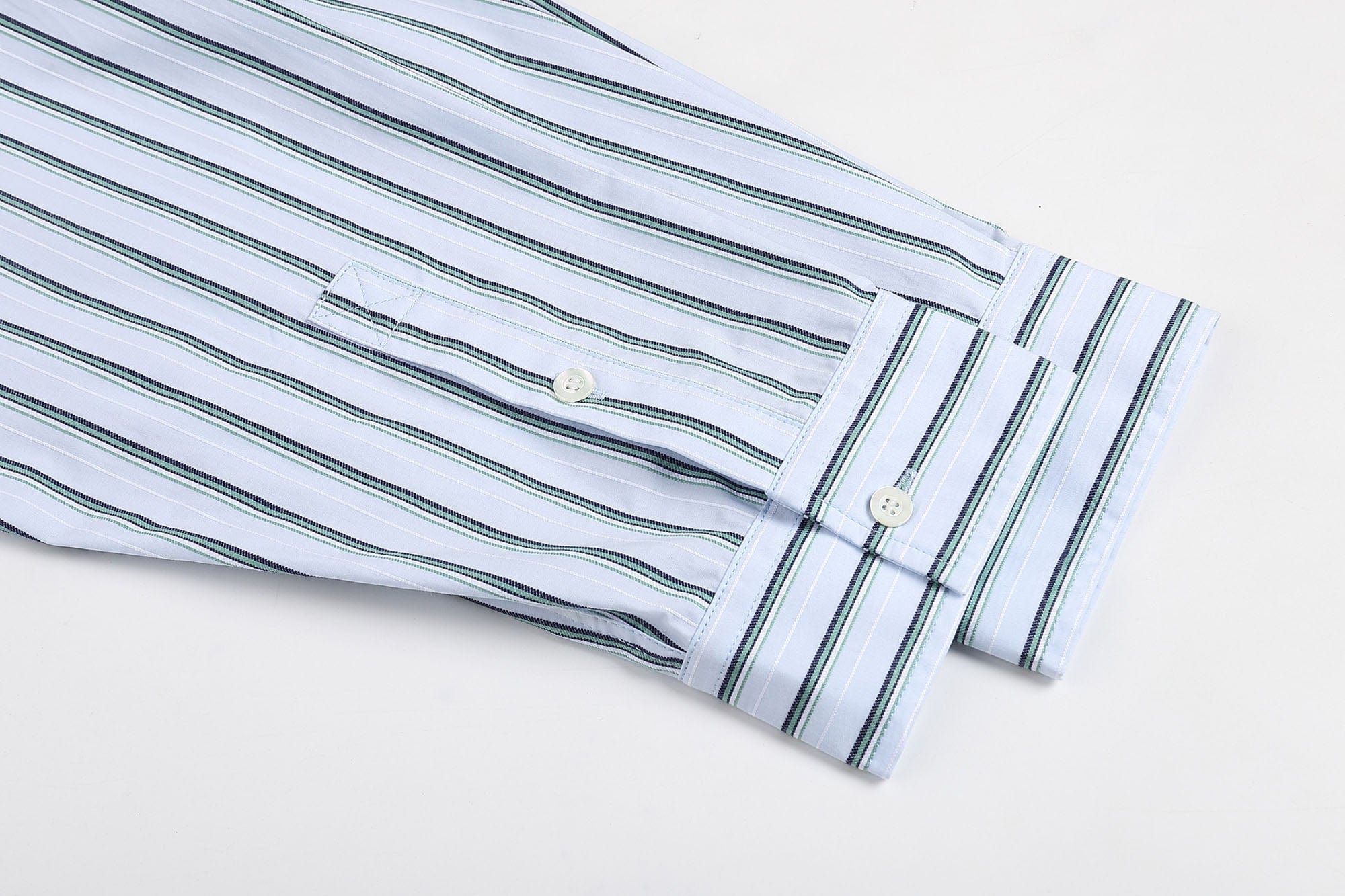 FACEONLAB Striped Patch-Pocket Poplin Shirt