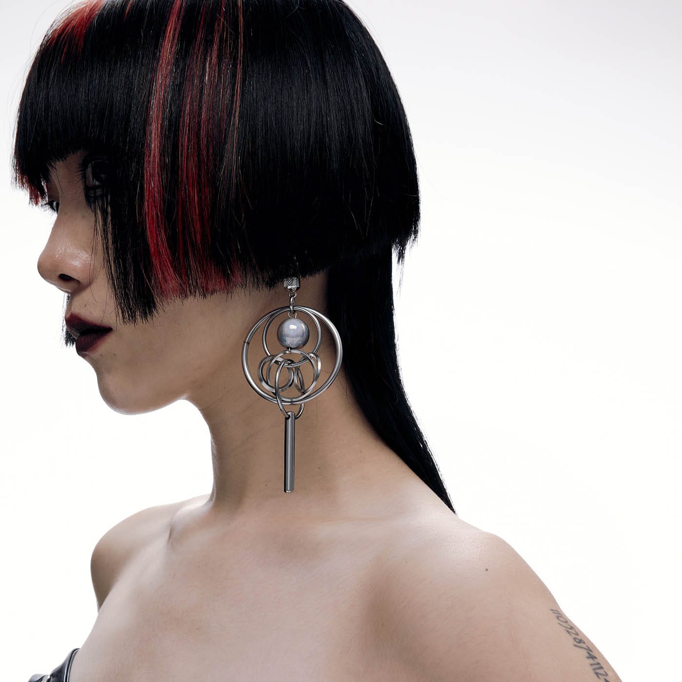 ILLUSORY Orbital Sphere Pendant Earrings
