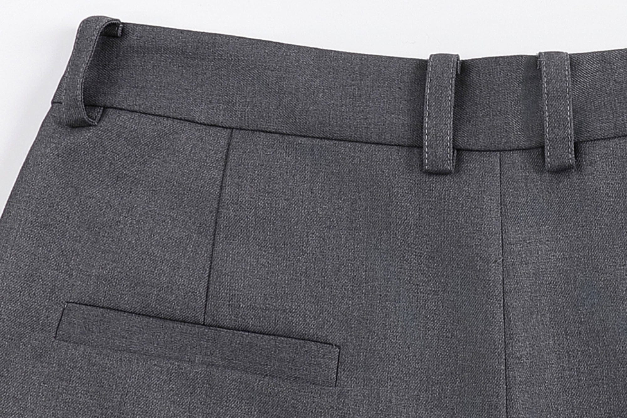 FACEONLAB Essential Wool-Blended Pleated Trousers