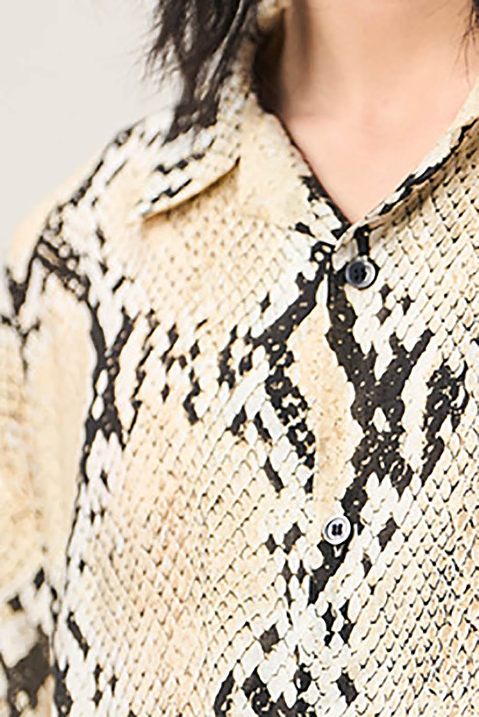 EPIC POETRY Python Cuban Half Shirt