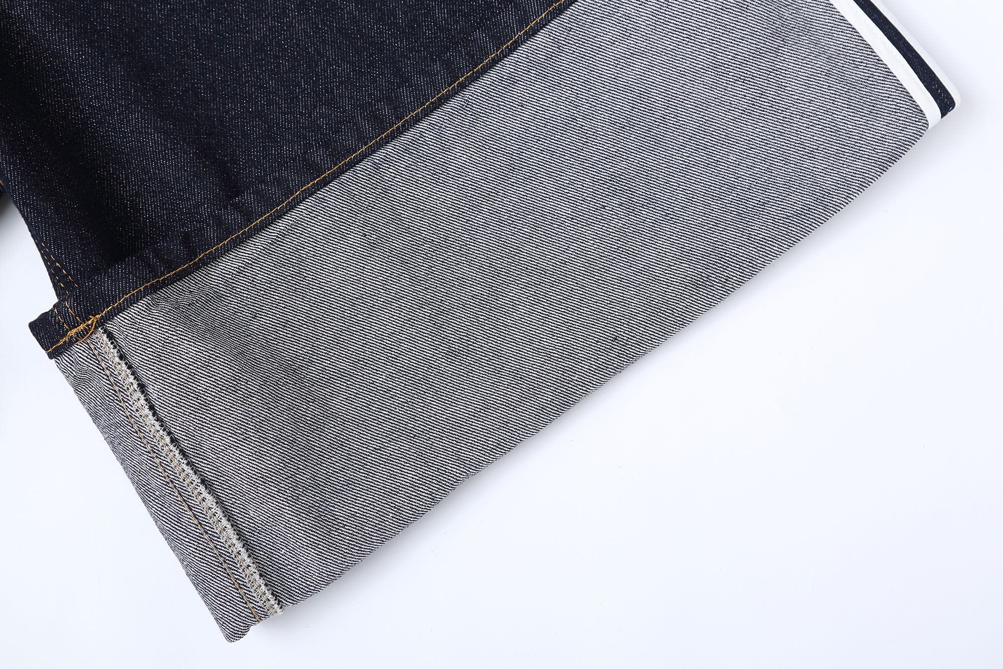 CLP Folded-Hem Spliced Denim Shorts