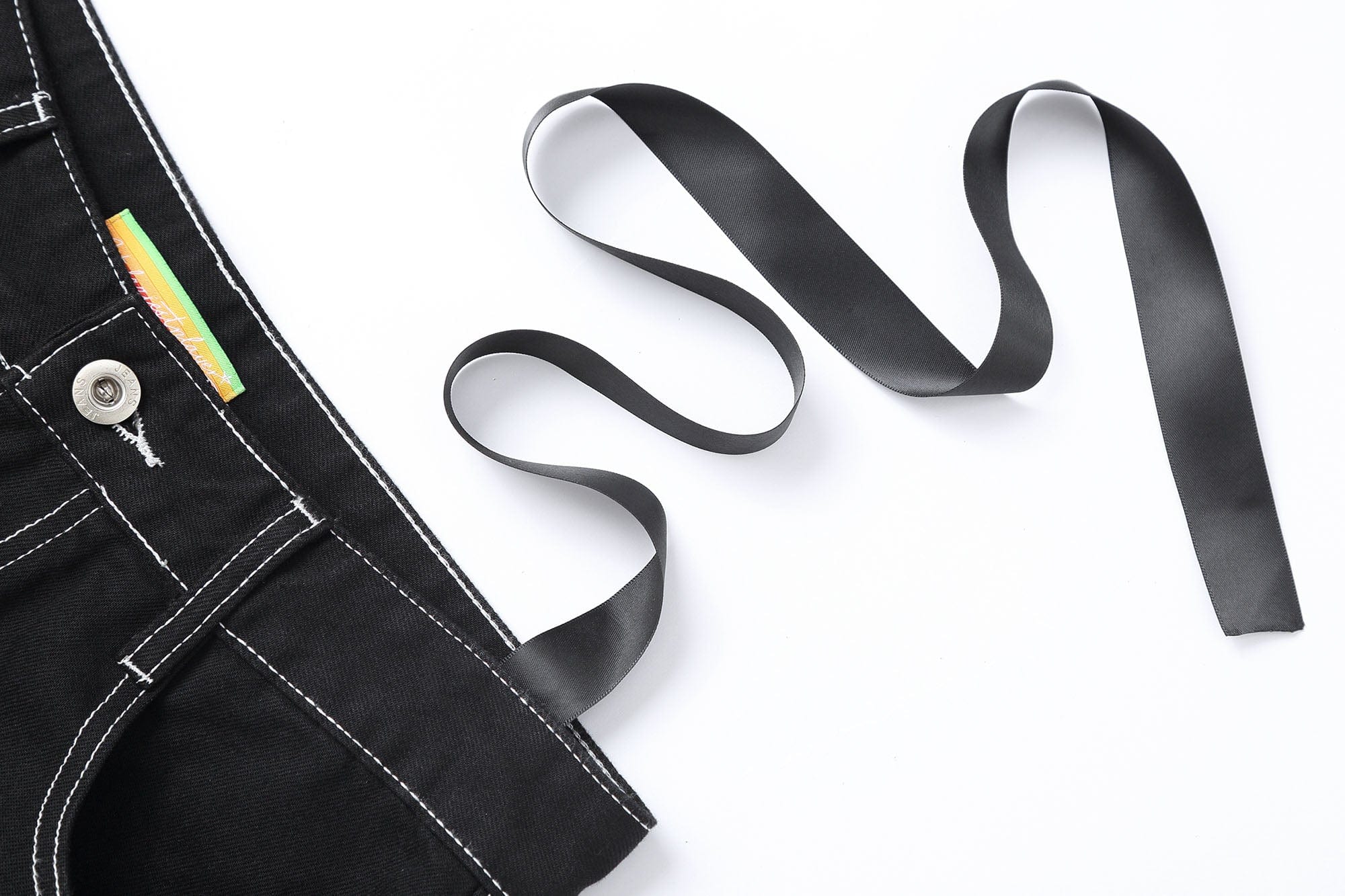 CLP Retro Stitch Ribbon Flared Jeans