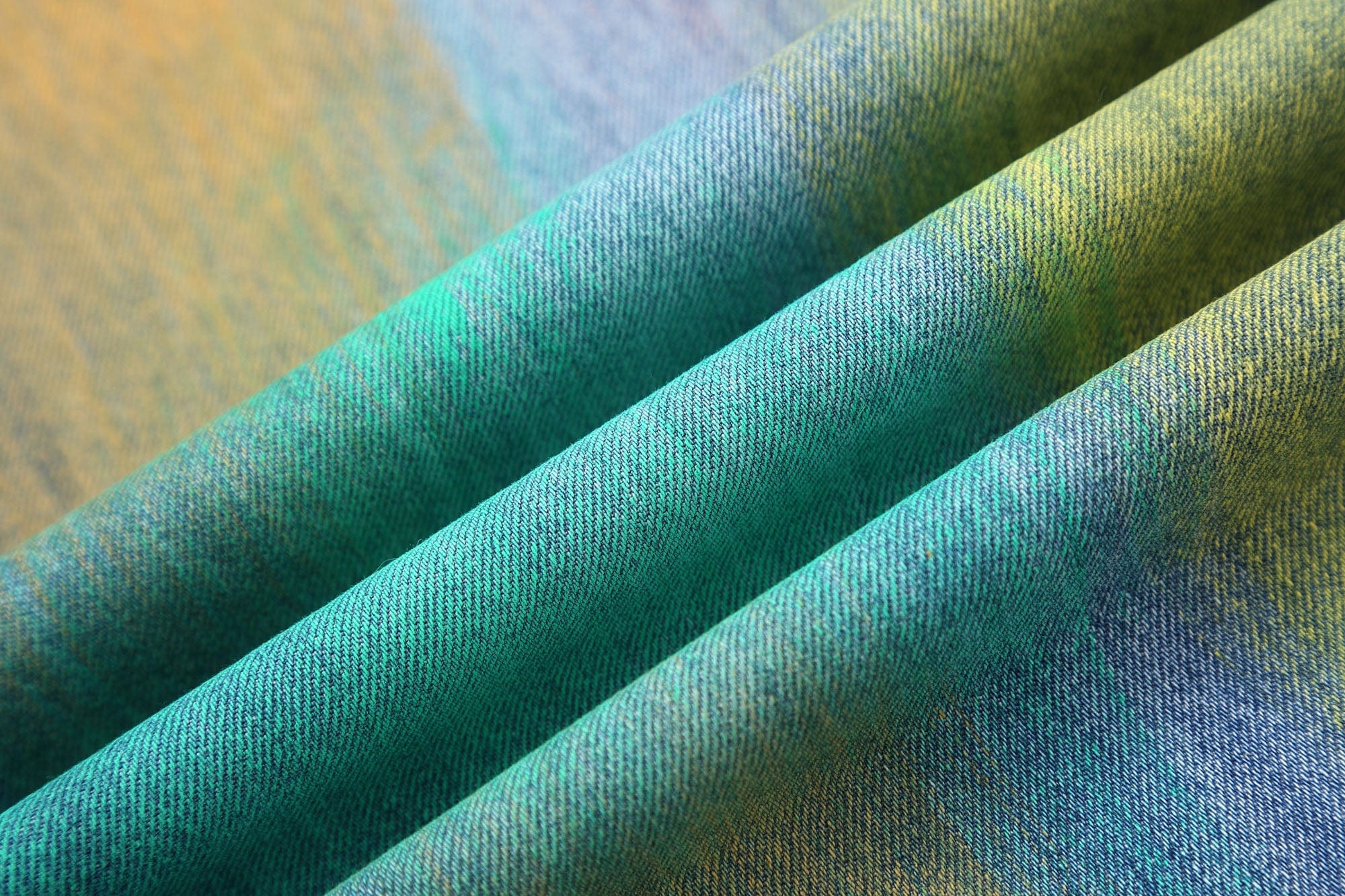 CLP MultiColor Brushed Wide-Leg Jeans