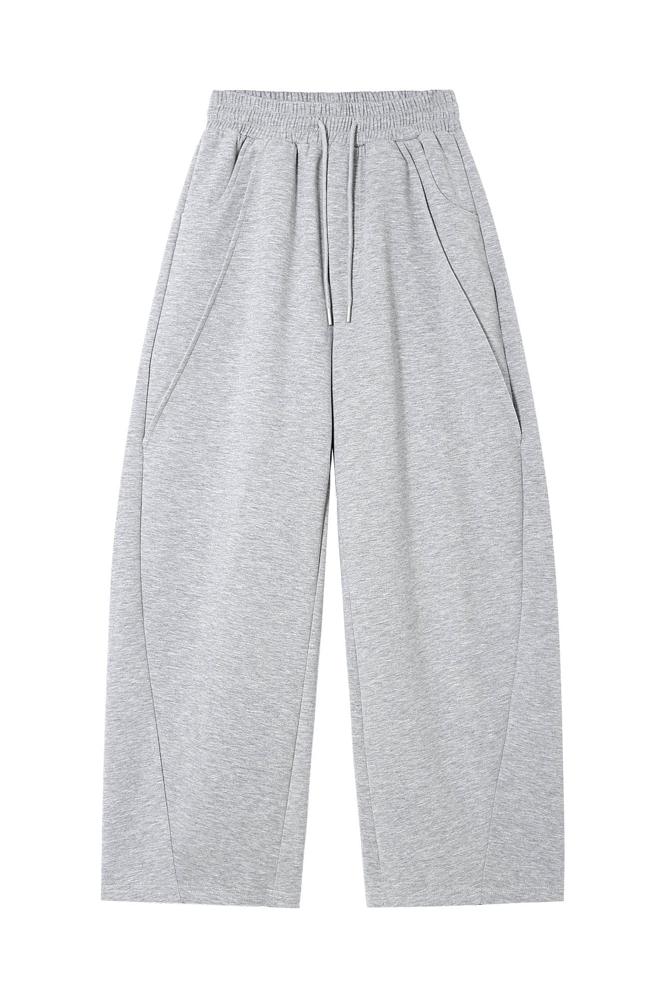 CLP Slanted Spliced Drawstring Sweatpants