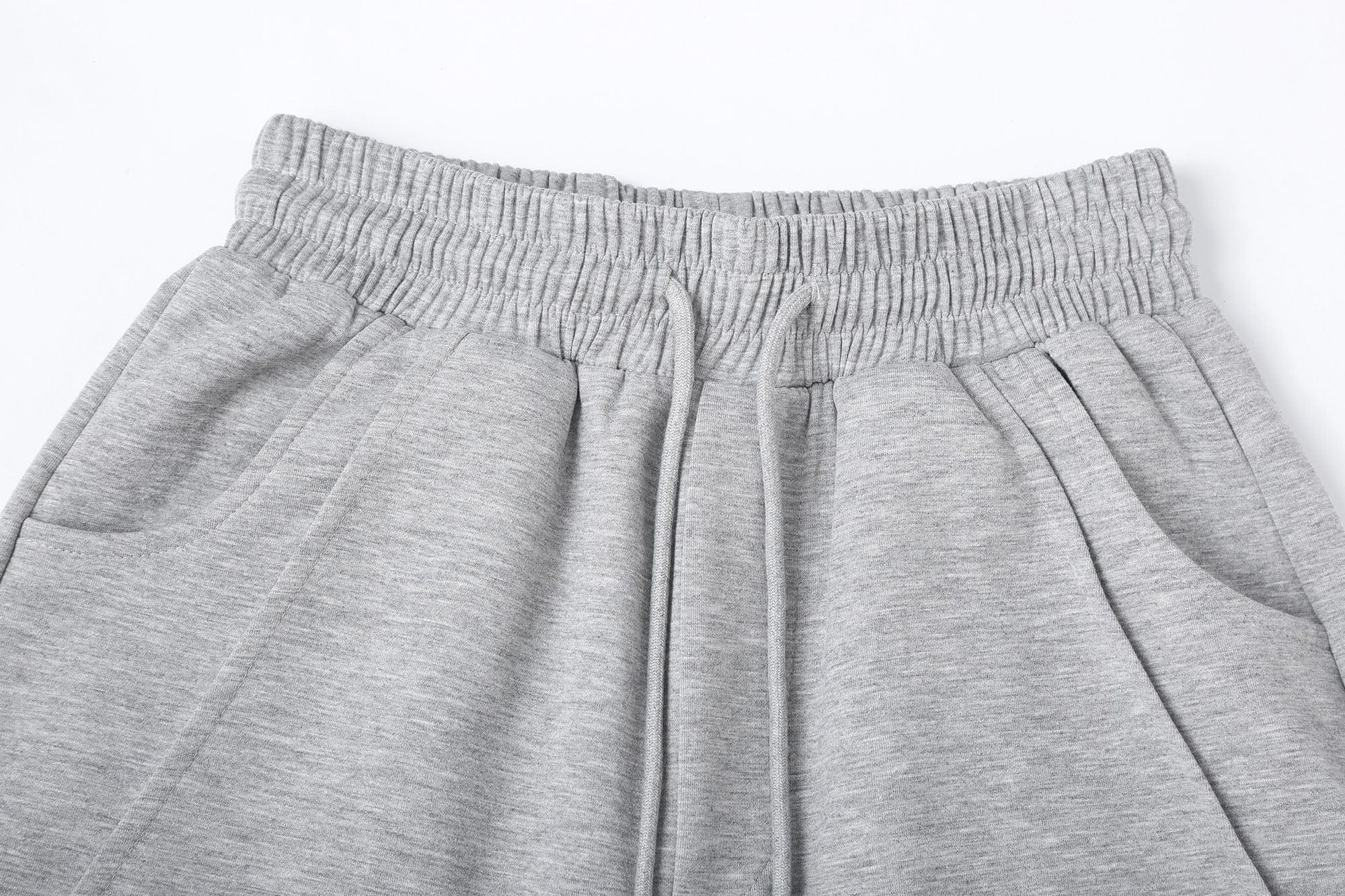 CLP Slanted Spliced Drawstring Sweatpants