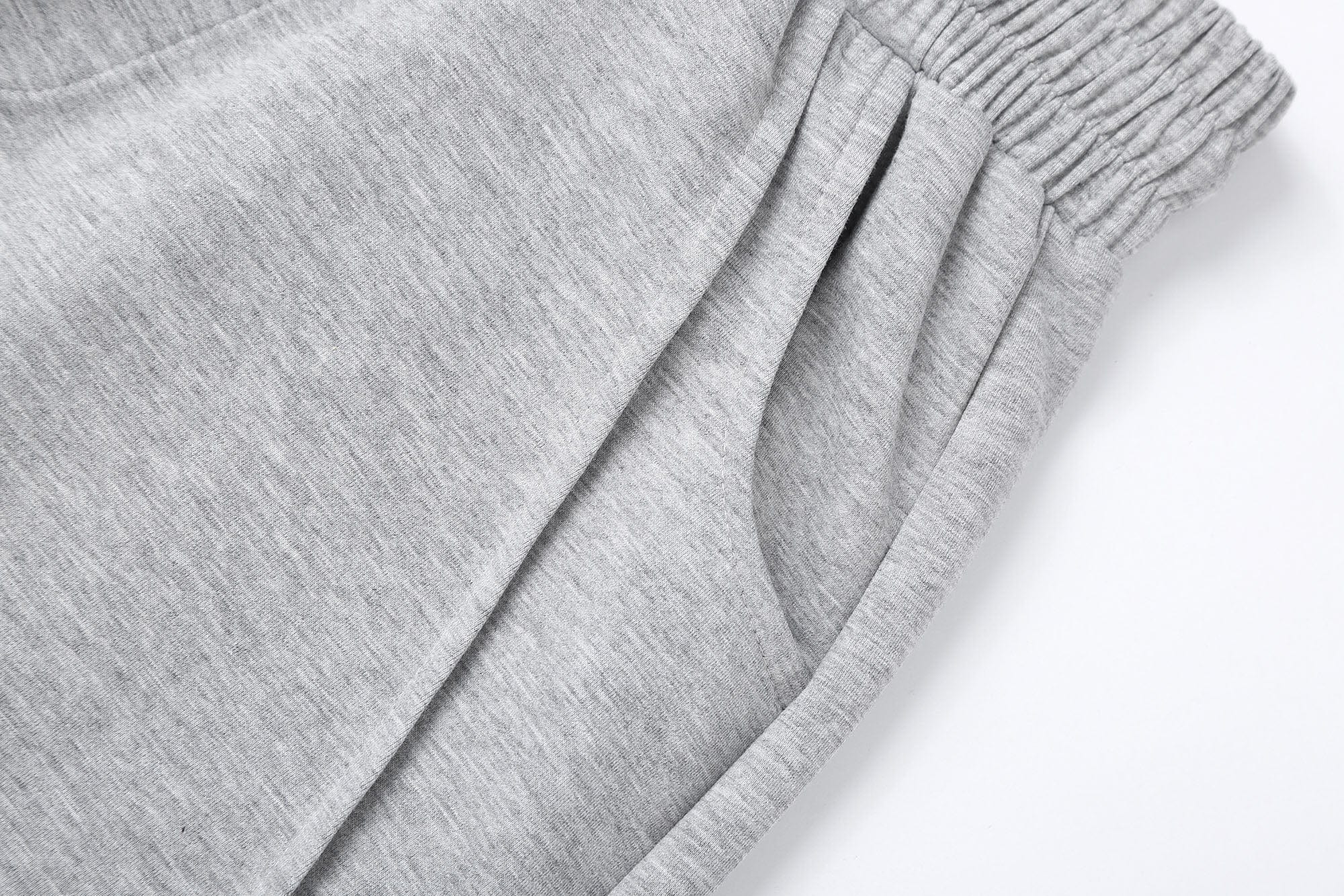 CLP Slanted Spliced Drawstring Sweatpants