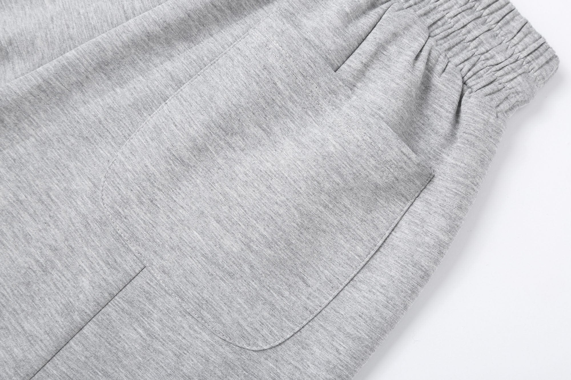CLP Slanted Spliced Drawstring Sweatpants