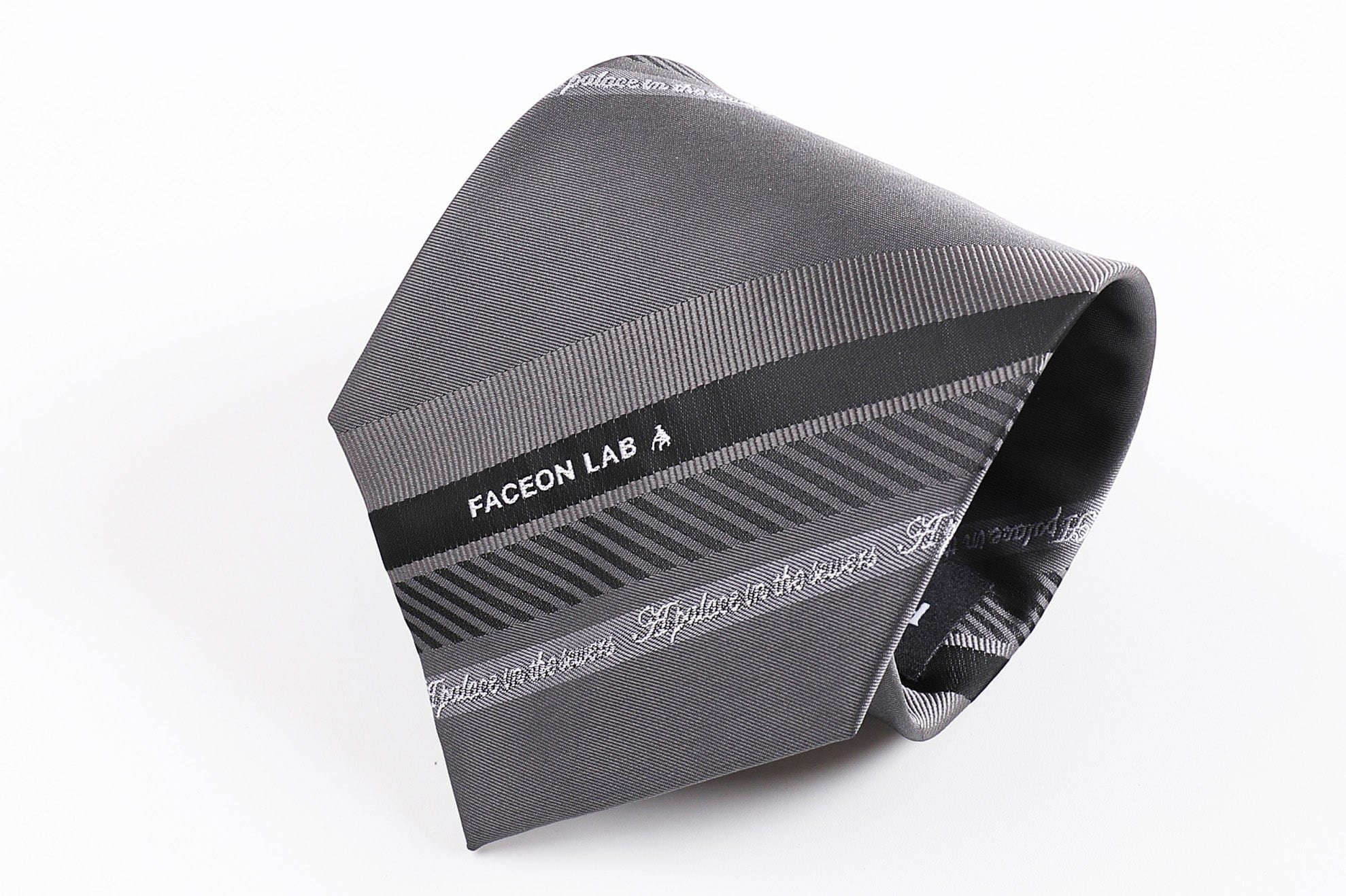 FACEONLAB Slanted Striped Zip Tie