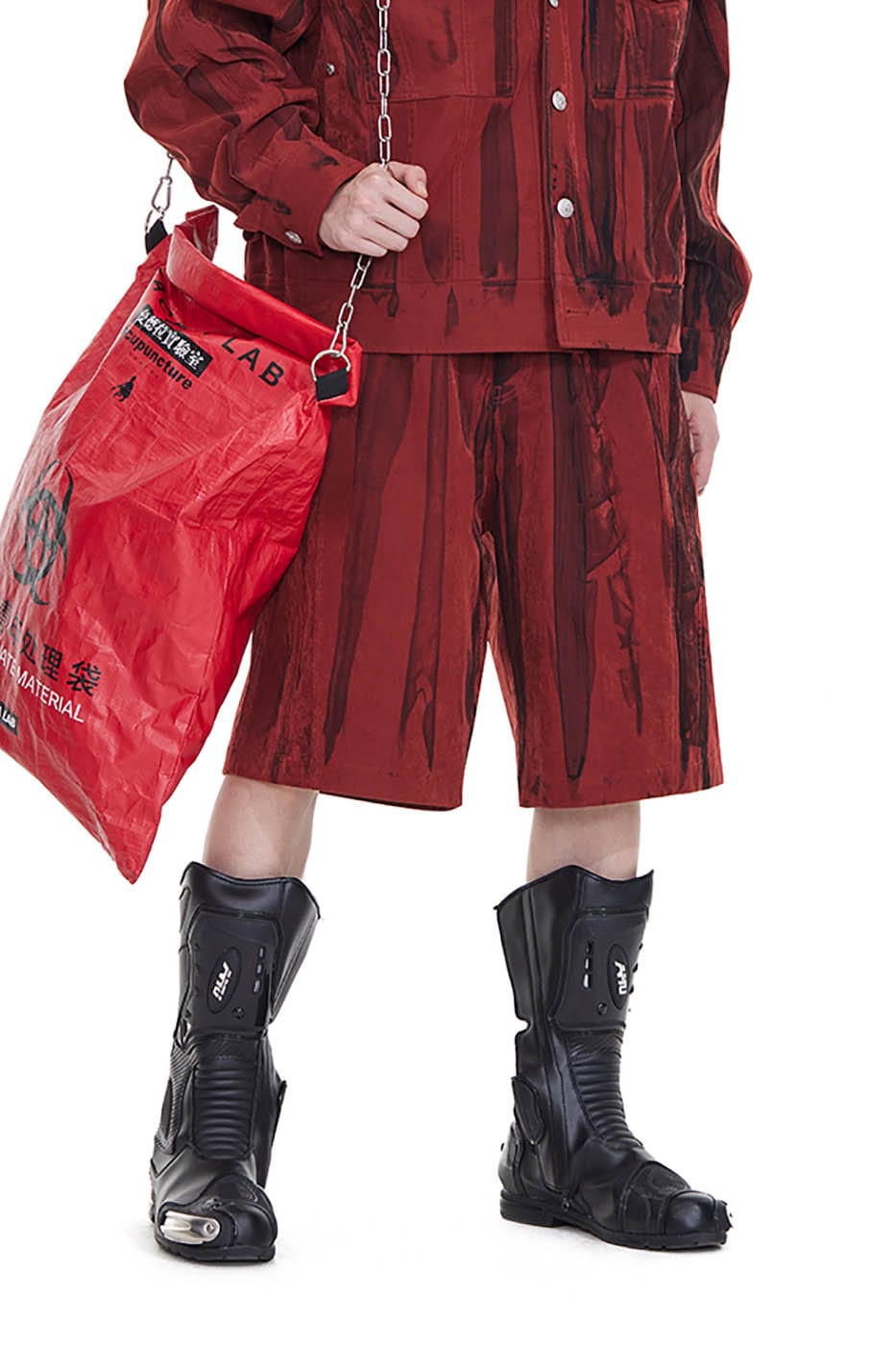 FACEONLAB Volcanic Brush-Painted Shorts
