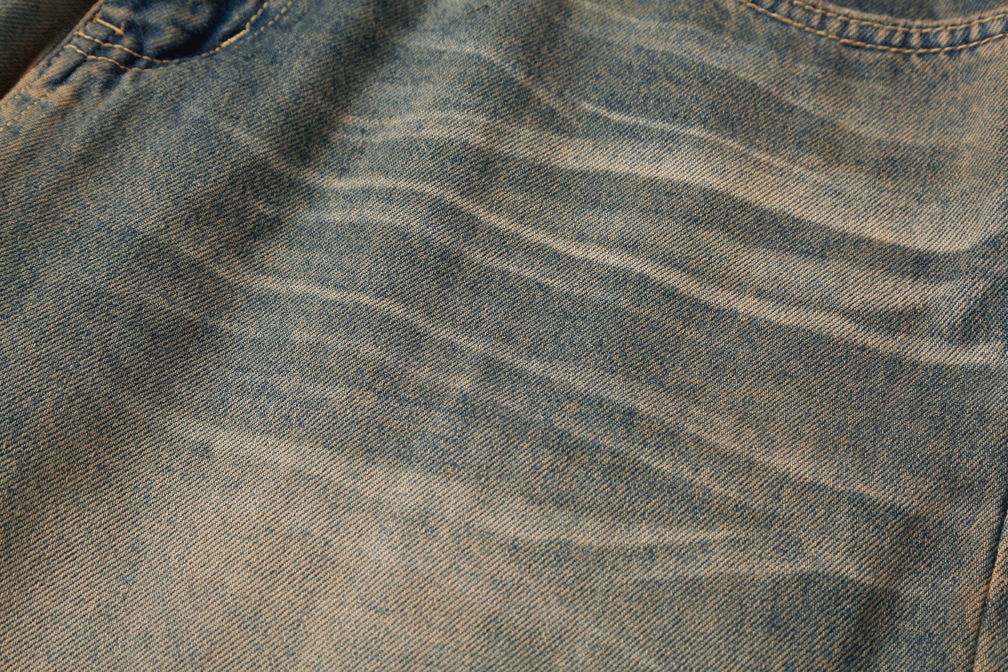 CLP Oversized Washed Denim Shorts