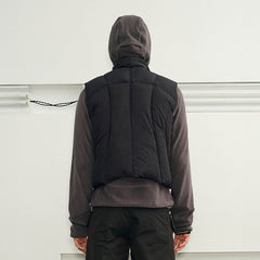 KREATE Asymmetrical Quilted Down Vest