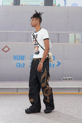 DND4DES Portrait Nerd Graphics Trim T-Shirt