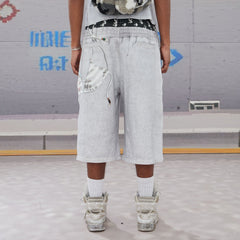 DND4DES Keychain Double-Waist Graphics Shorts