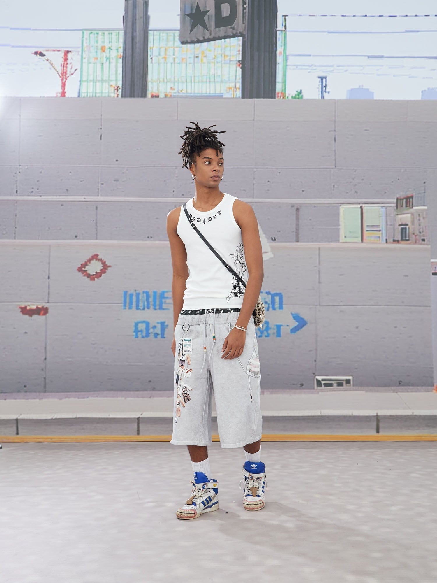 DND4DES Keychain Double-Waist Graphics Shorts