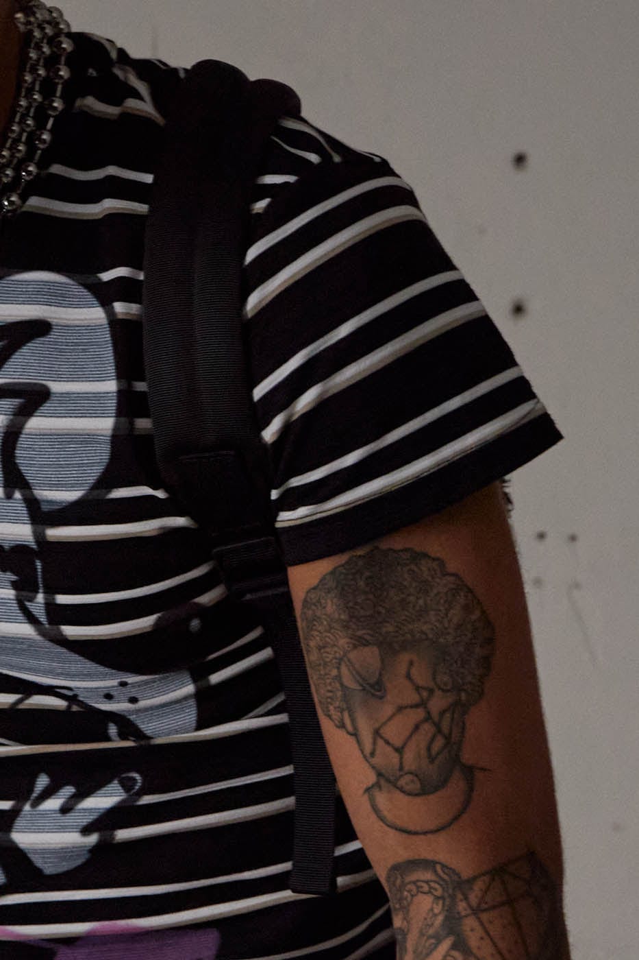 DND4DES The Rat Graffiti Striped T-Shirt