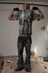 DND4DES Meteor Hammer Abstract Graphics T-Shirt