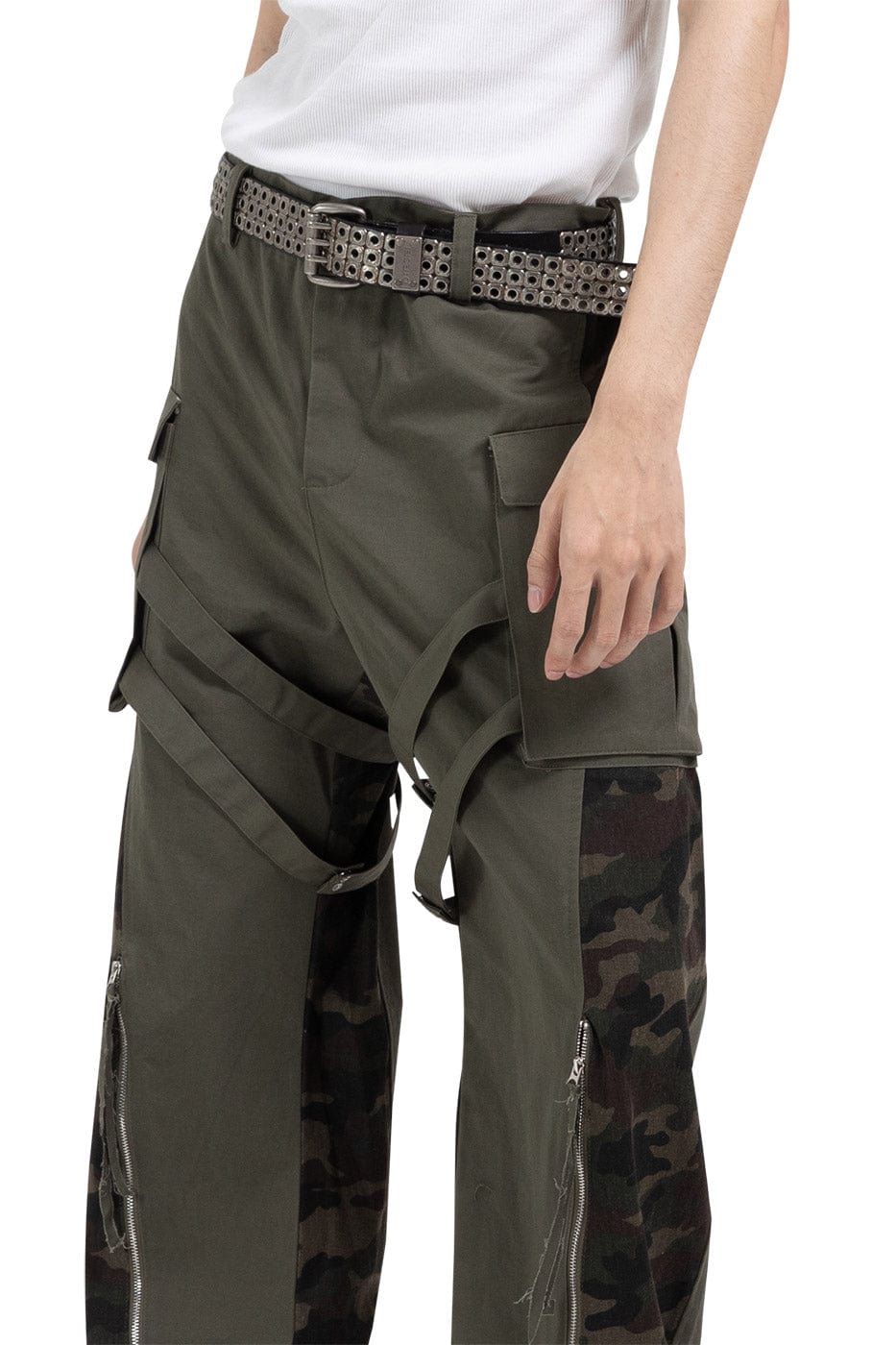 DND4DES Spliced Camouflage Bandage Zipper Cargo