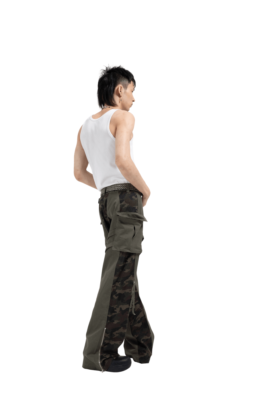 DND4DES Spliced Camouflage Bandage Zipper Cargo