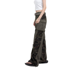 DND4DES Spliced Camouflage Bandage Zipper Cargo