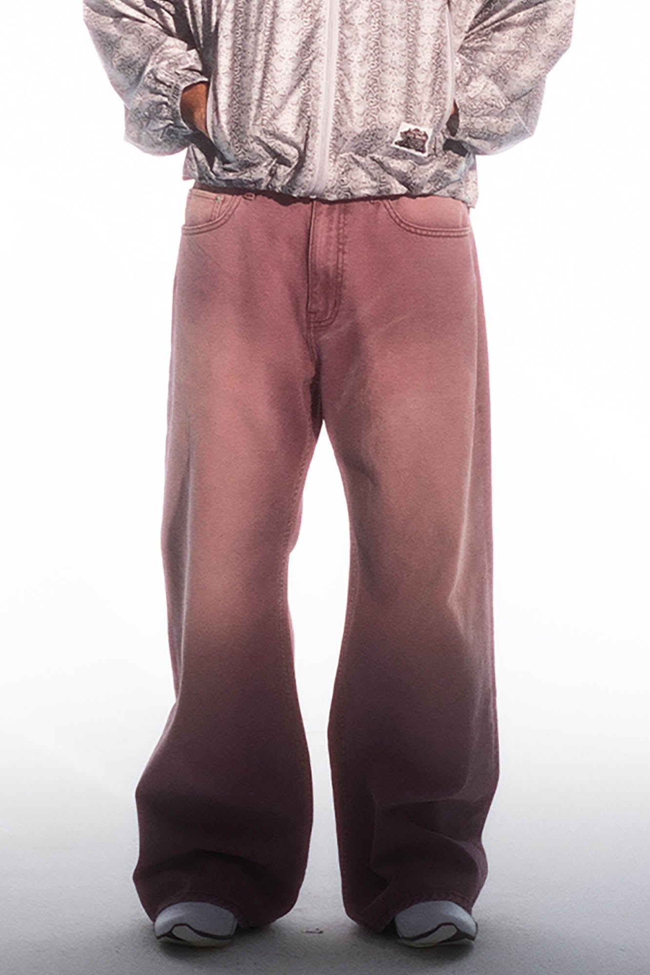 TRECLUB Retro Washed Jeans Violet