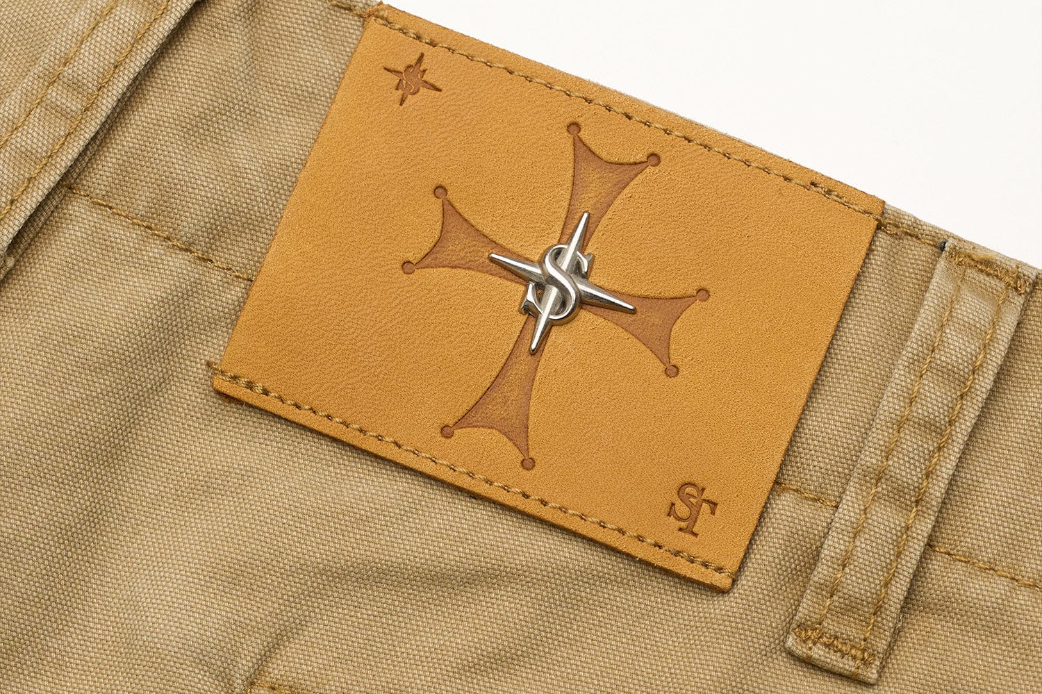 STEEPC Ripped Multi-Pocket Spliced Shorts