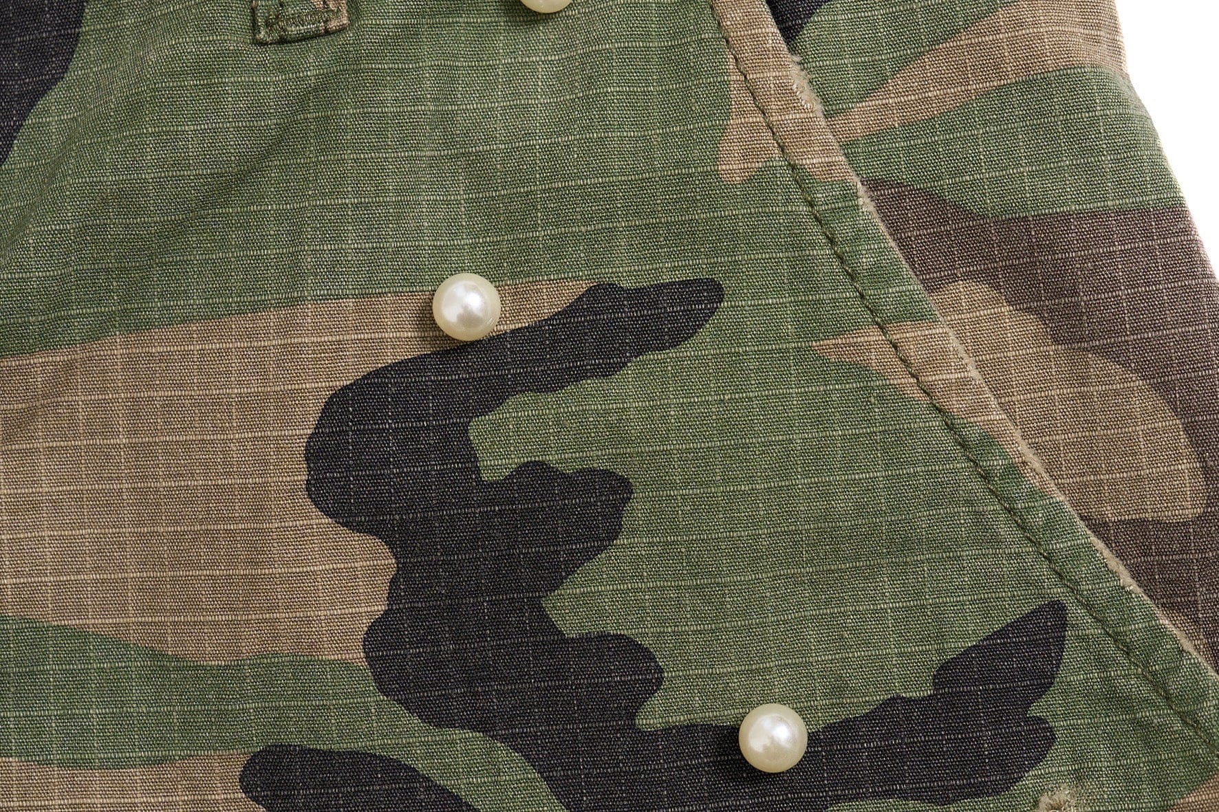 STEEPC Camo Pearl Multi-Pocket Rippled Shorts